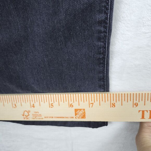 MAC Arne Jeans Mens 36x34 Black Vintage Wash Straight Leg Slim Germany ALTERED - Picture 9 of 16